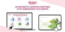 visuel de la page d'accueil du kit pédagogique des métiers de l'expertise comptable